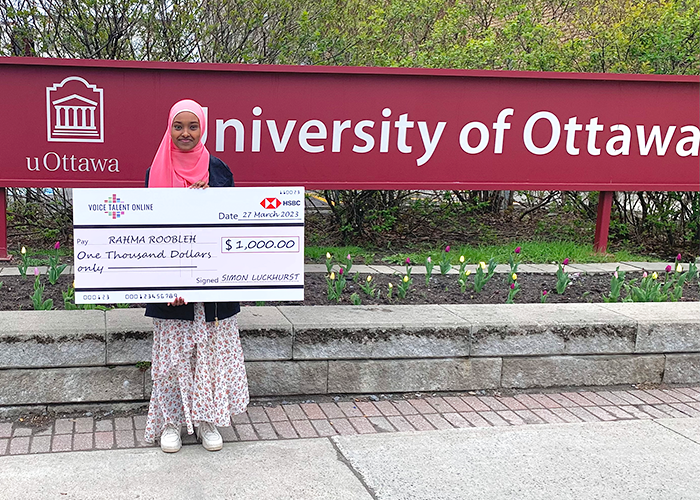 Scholarship Winner Rahma Roobleh