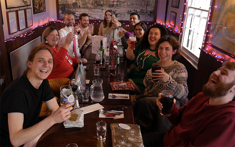 VTO team celebration xmas meal