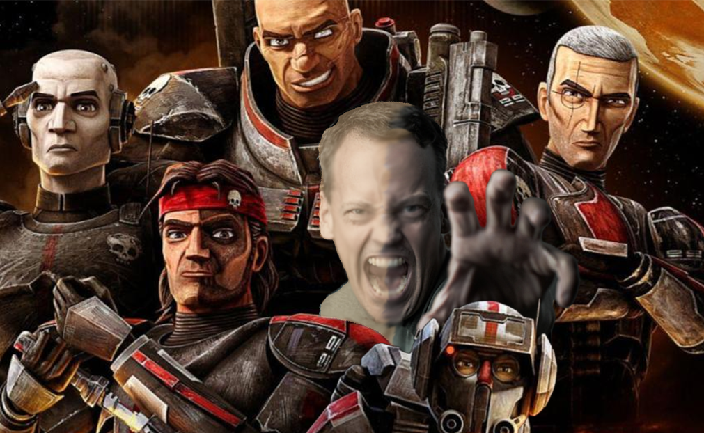 Dee Bradley Baker playing all the clones in Star Wars The Bad Batch